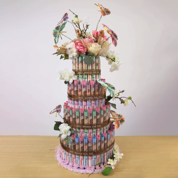 Money Arrangement - Money Cake
