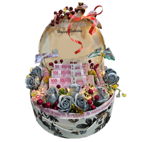 Money Arrangement- A box of Magnificent Garden