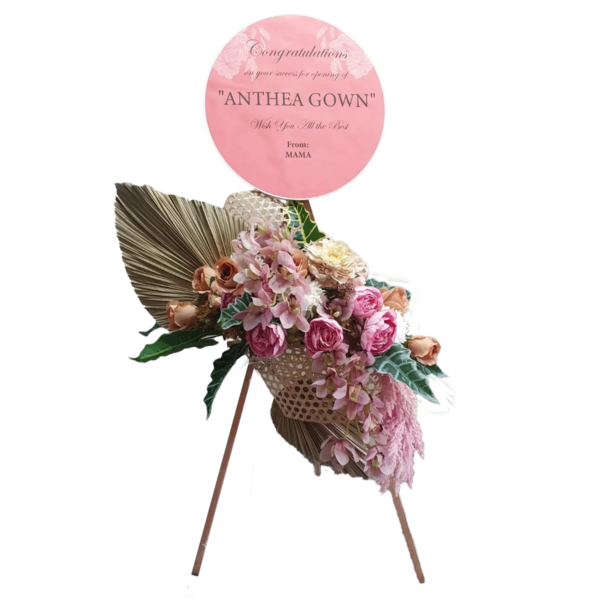 Standing Flower - Tropical Pink Standing Flower
